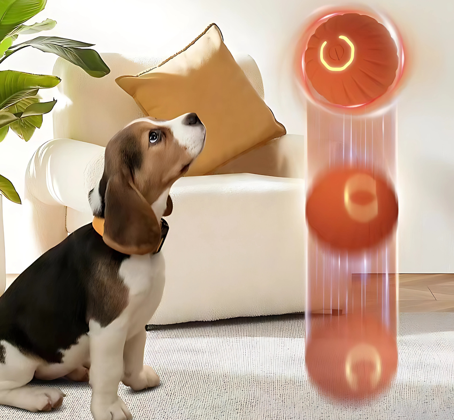 Bola Móvel Inteligente para Pets Jump Ball
