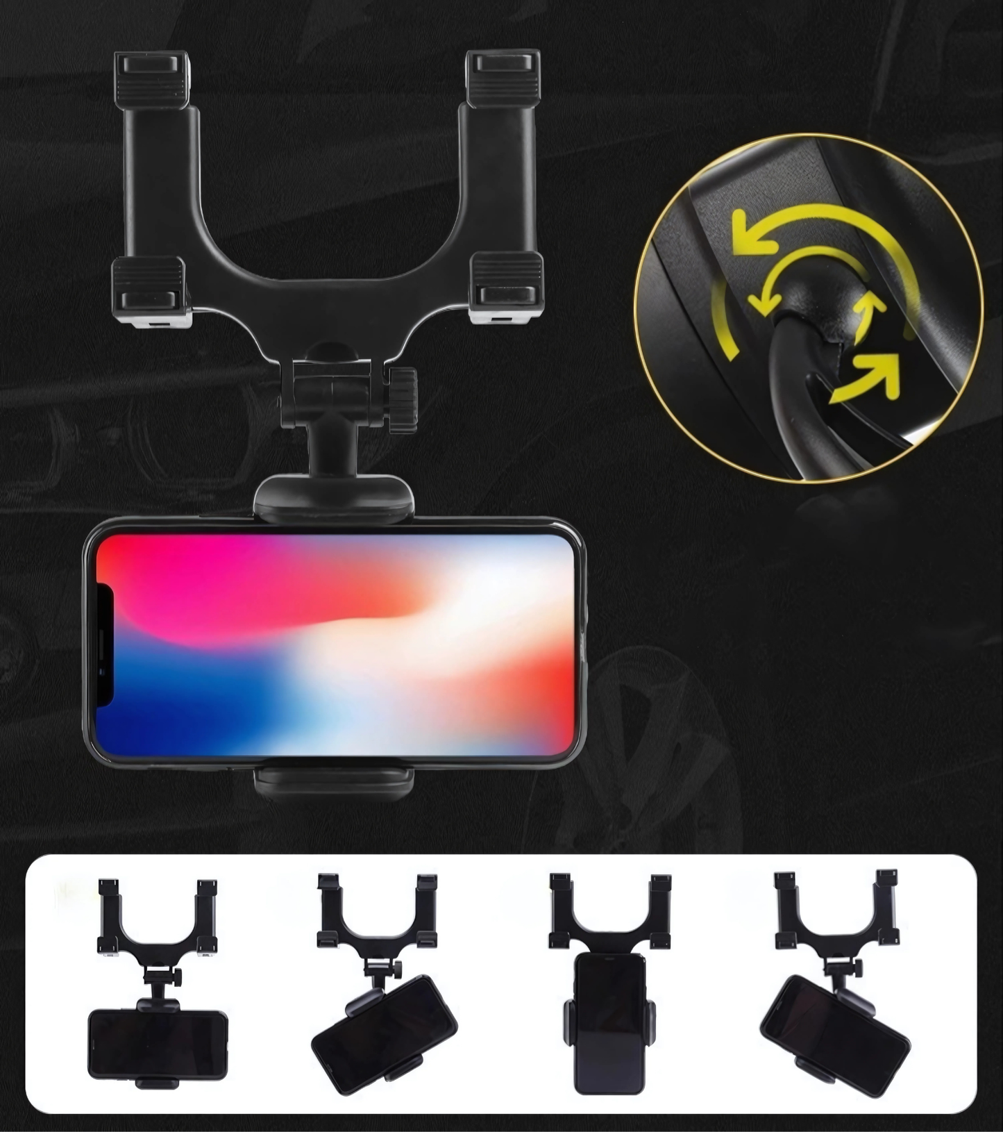 Suporte De Retrovisor Para Celular MirrorHold [Compre 1 e Leve2]
