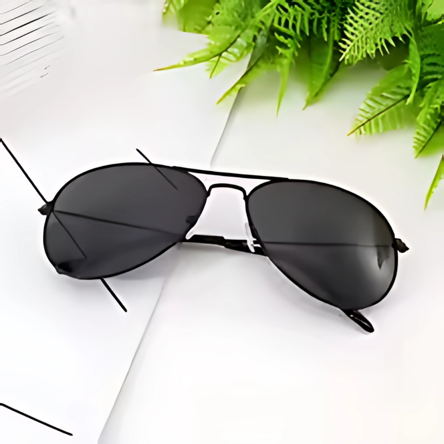 Óculos de Sol Antireflexo com Lentes Polarizadas UV400 [Tipo Top Gun]