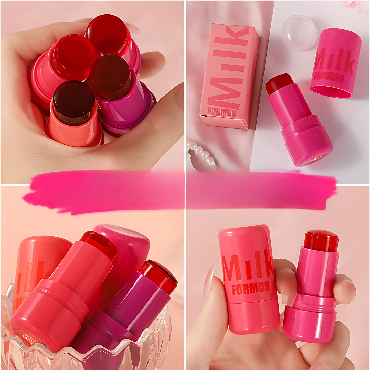 Maquiagem Baton e Blush Jelly
