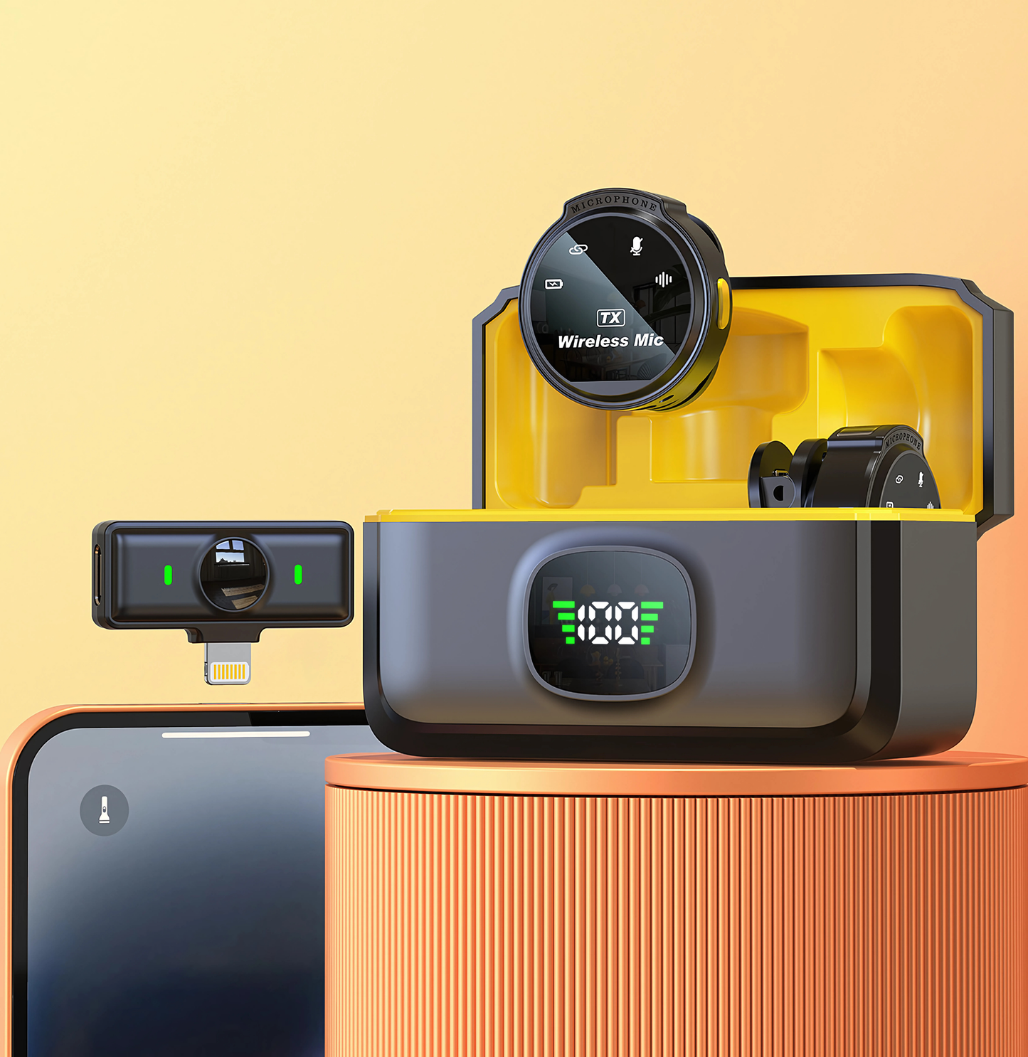 Microfone Lapela Sem Fio Good Sound J6