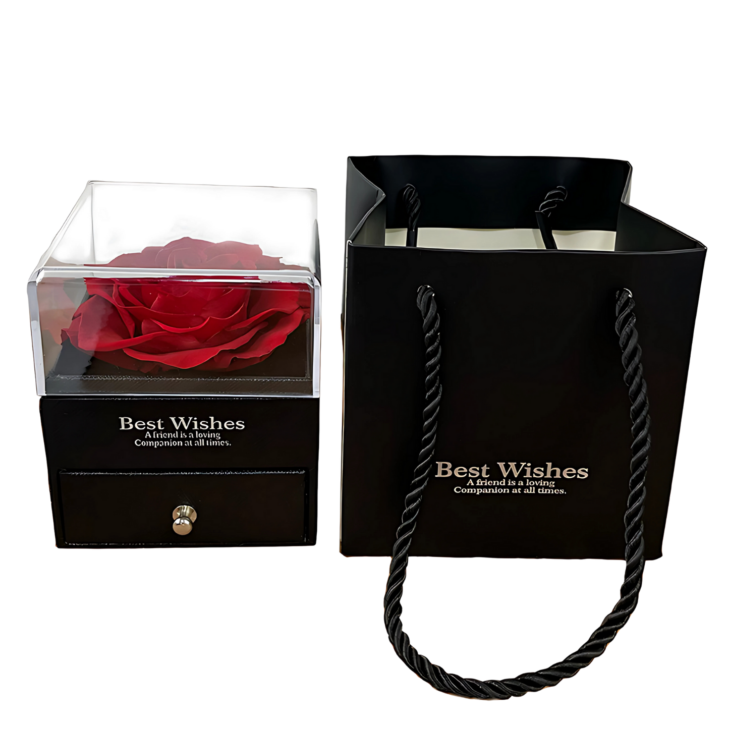 Caixa de Jóias Rosa Eterna Forever