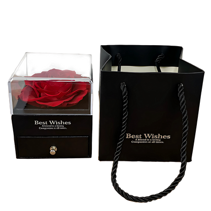 Caixa de Jóias Rosa Eterna Forever