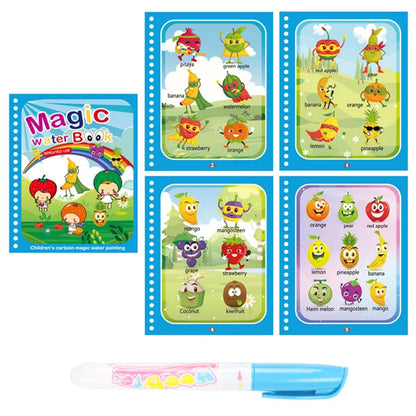 Livro Mágico Desenho com Água Magic Water  [BRINDE Caneta Magec Water]