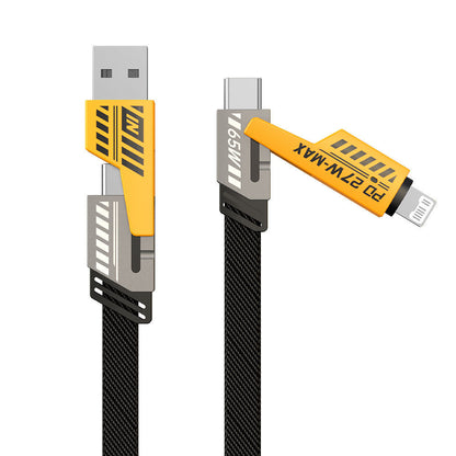 Cabo Multifuncional 4 em 1 Multi USB  [Grátis Um Carregador 120w]
