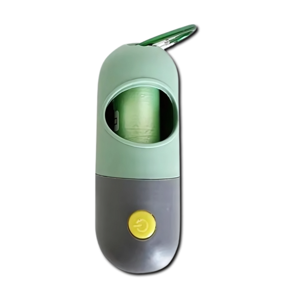 Kit Higiênico 2 Em 1 Cata Caca EcoBag [Com Lanterna Embutida]