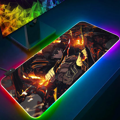 Mouse Pad Gamer com Led Colors